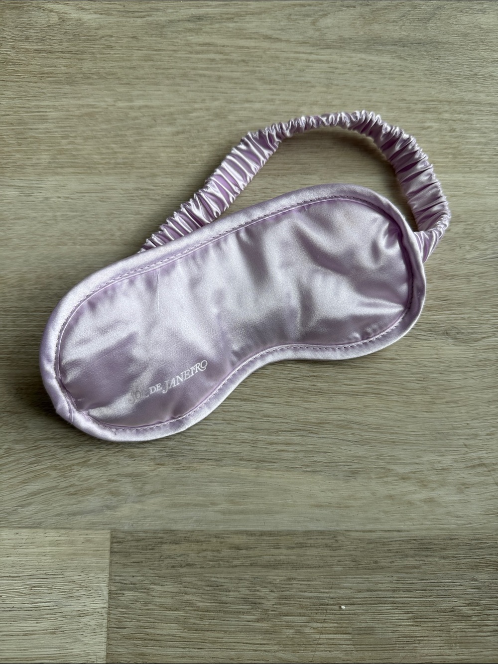 Sol de Janeiro Light purple Satin Eye Mask with Elastic Strap